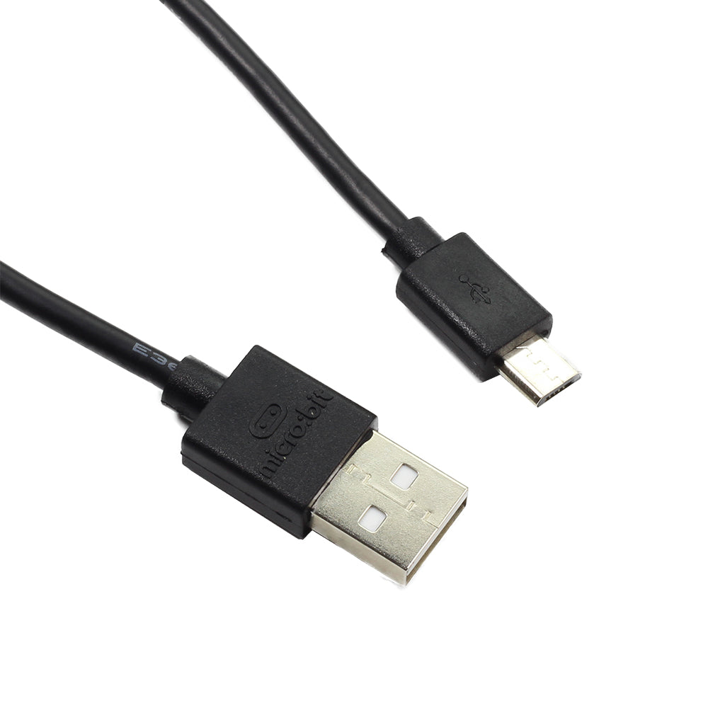 BBC micro:bit branded 30cm black USB cable – Kitronik Ltd