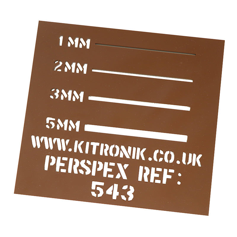 Perspex Sheet (Opaque) 3mm x 600mm x 300mm