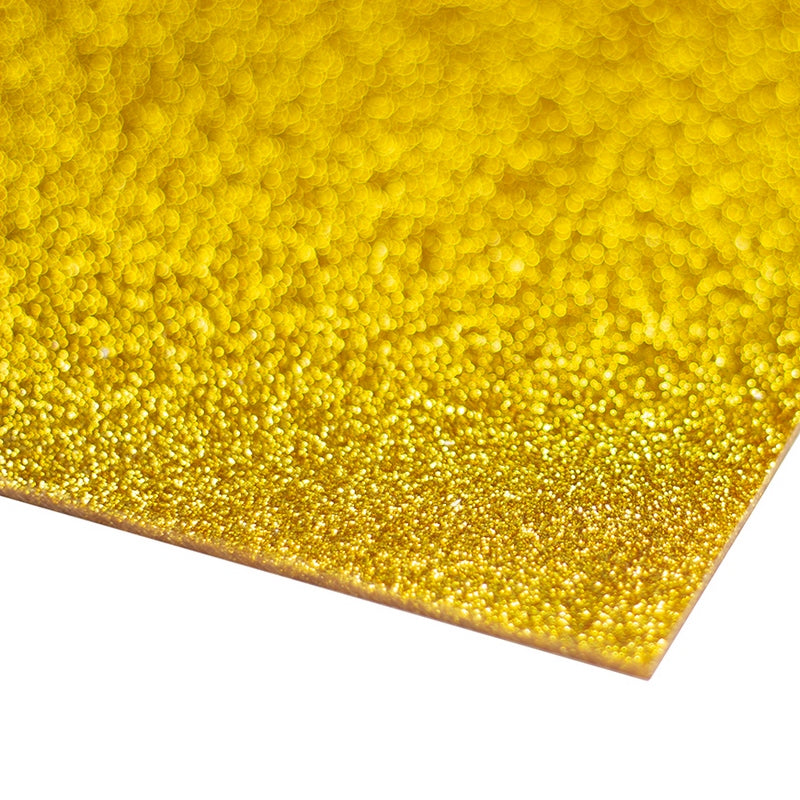 Golden Sun Standard Glitter Acrylic Sheet