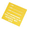 large yellow perspex acrylic sheet opaque