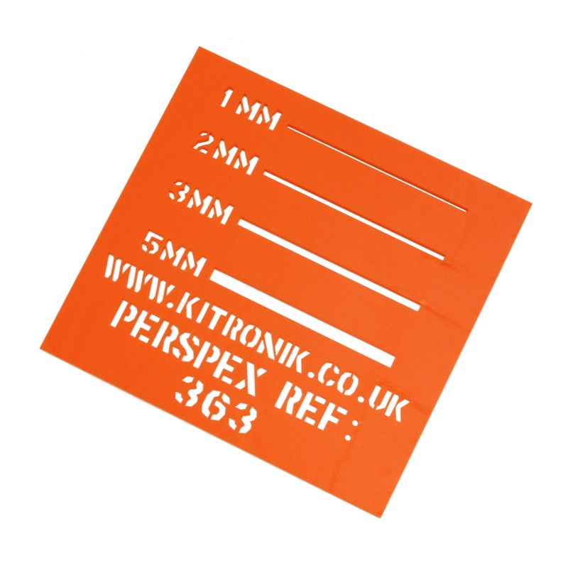 large orange perspex acrylic sheet opaque