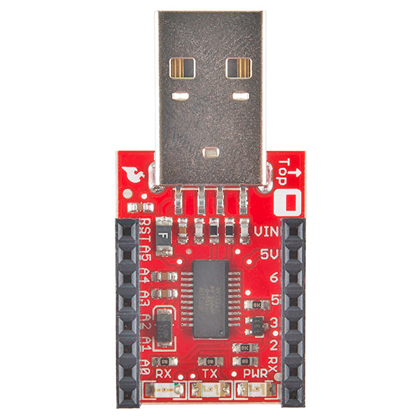 additional sparkfun microview usb programmer front