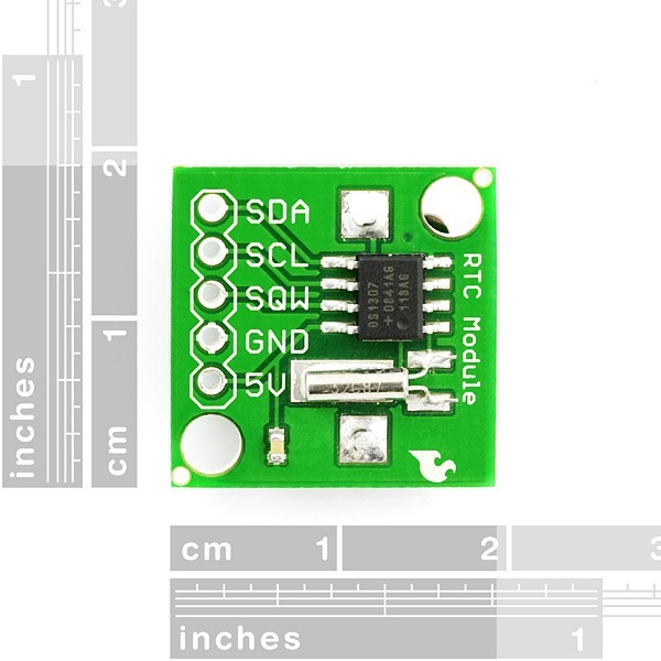 additional real time clock module PCB bottom