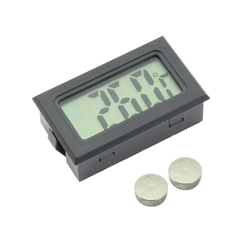 Mini Temperature Module With LCD Display with batteries shown