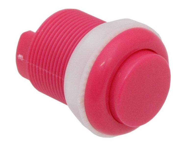 large 33mm push button pink
