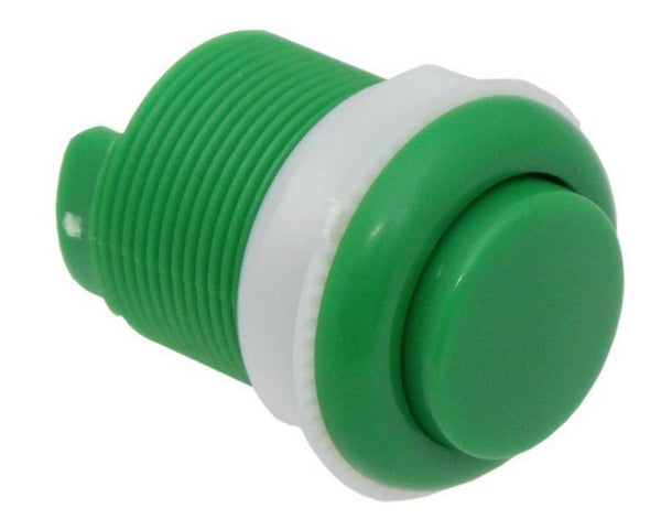 large 33mm push button green
