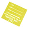 large yellow perspex acrylic sheet fluorescent
