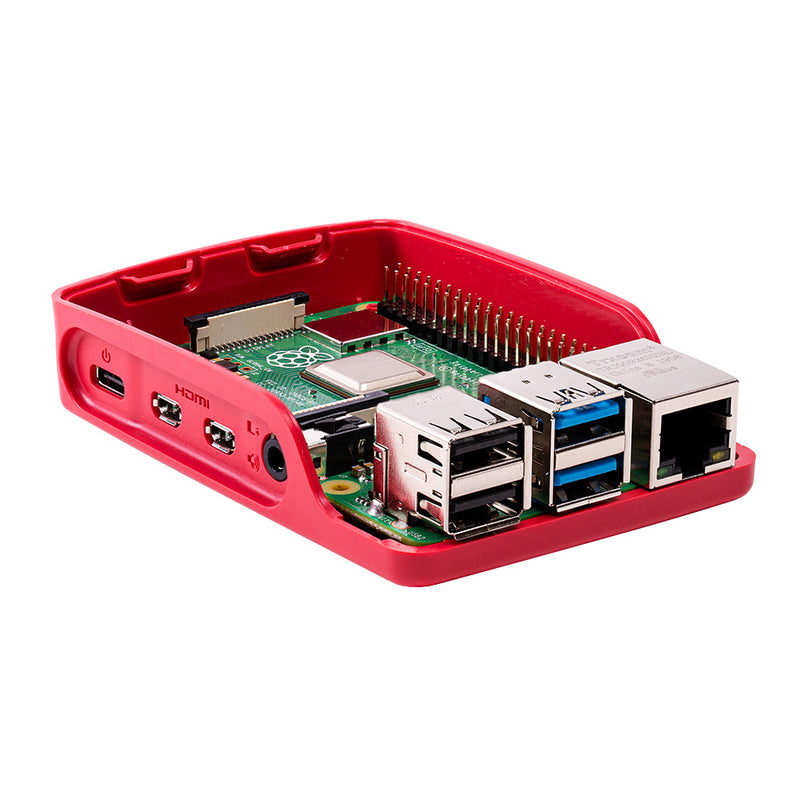 Raspberry Pi 4 Case (Red/White) 3
