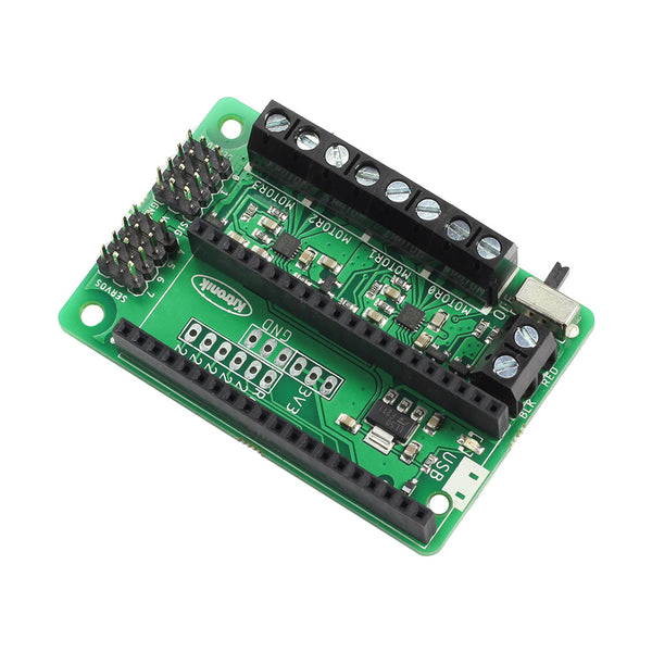 Kitronik Simply Robotics Motor Driver Board for Raspberry Pi Pico –  Kitronik Ltd