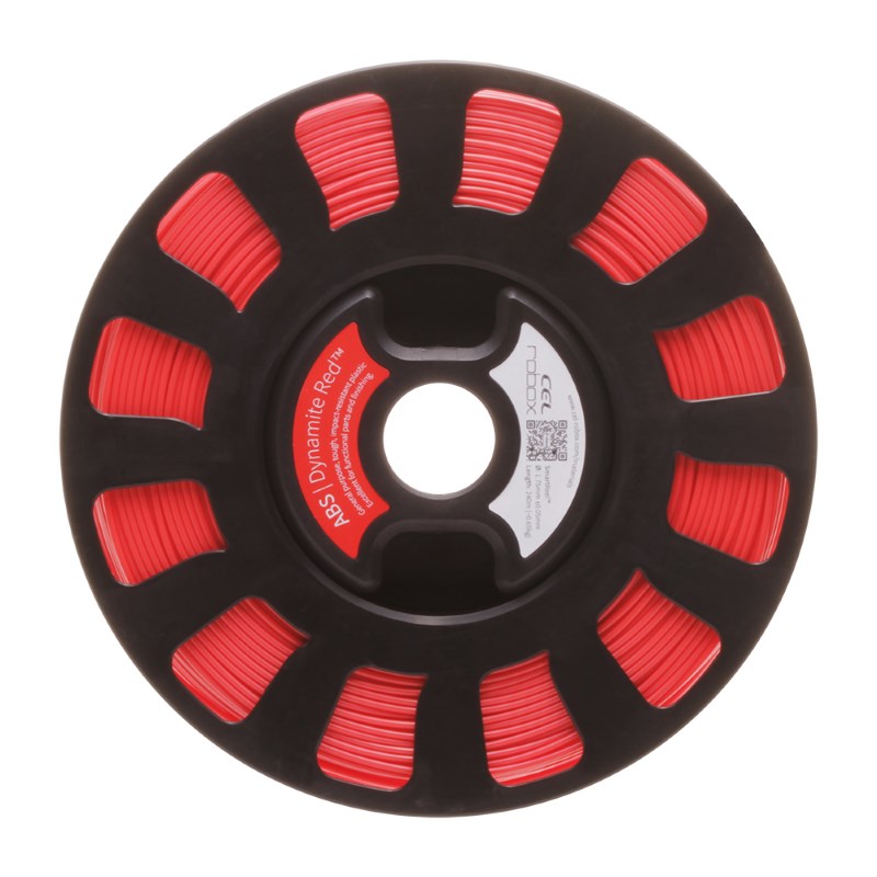 additional red abs filament robox smartreel face