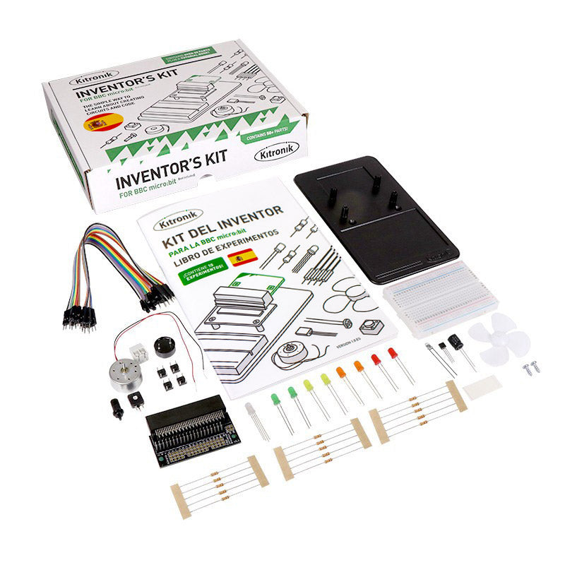 ES20 additional kitronik inventors kit microbit spanish edition 20 pack
