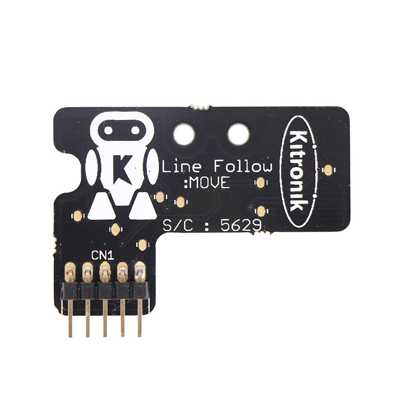 additional line following board microbit back