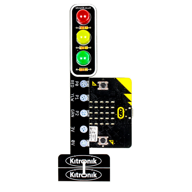 additional stop bit bbc microbit pedestrian crossing traffic light connected