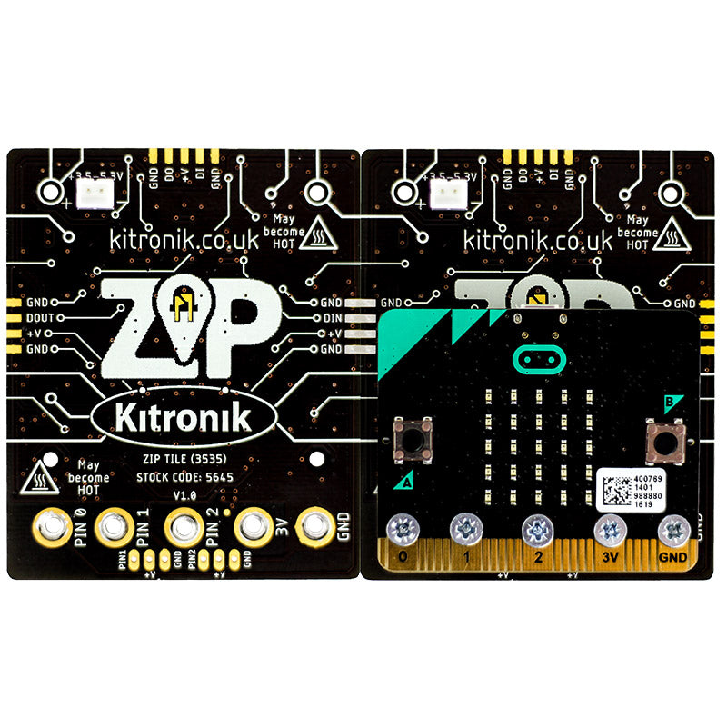 additional kitronik zip tile microbit two