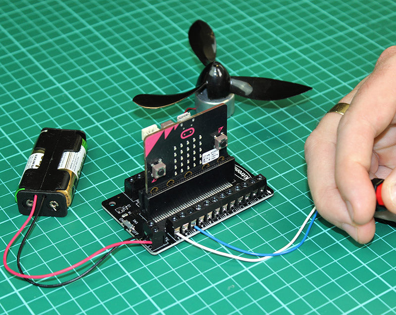 additional kitronik terminal breakout board microbit connected 3