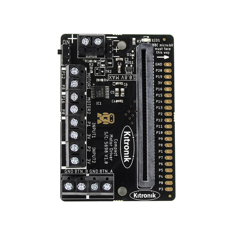 compact motor driver board for microbit additional 2