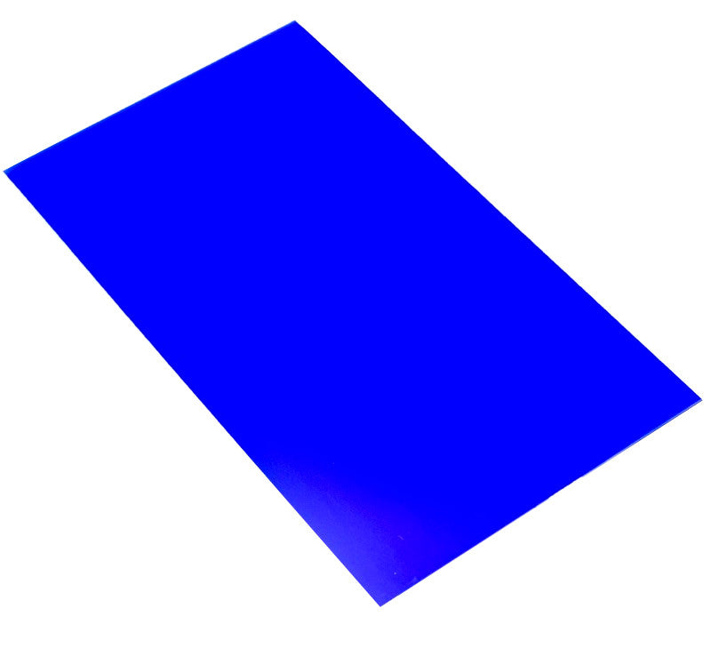 large hips high impact polystyrene sheet blue