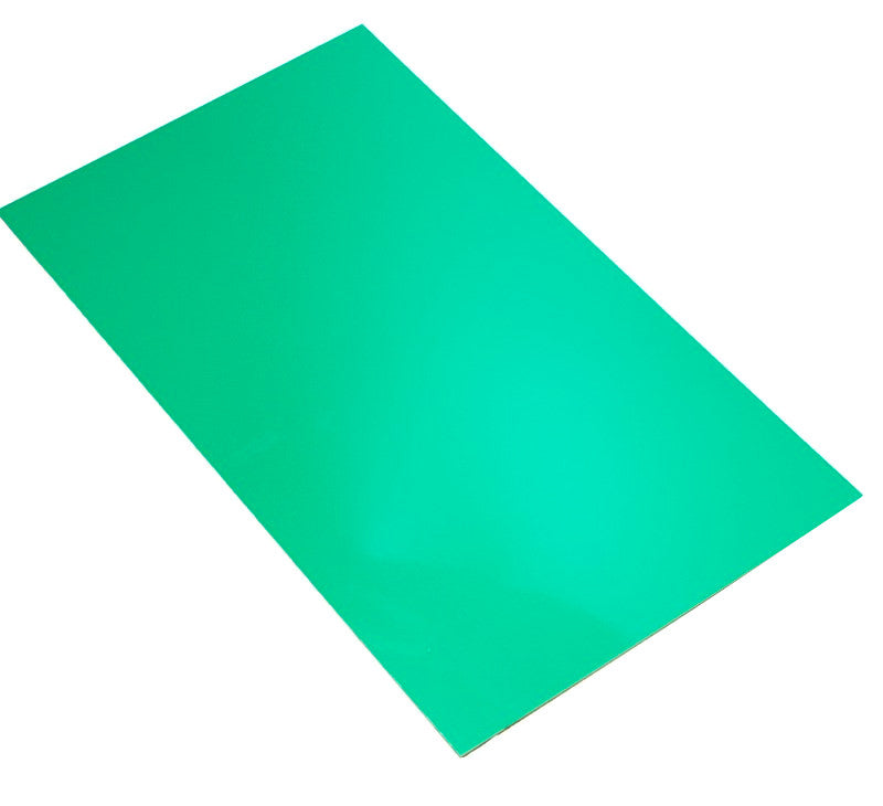 High Impact Polystyrene Sheet (HIPS) 1mm x 457mm x 305mm green