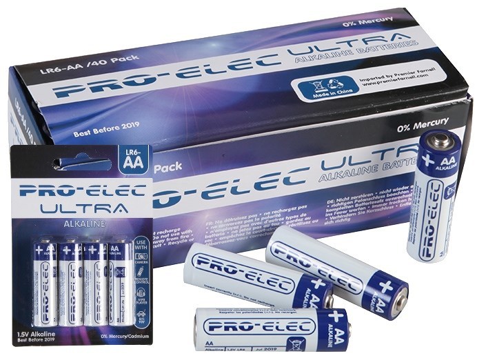 large pro elec alkaline aa battery