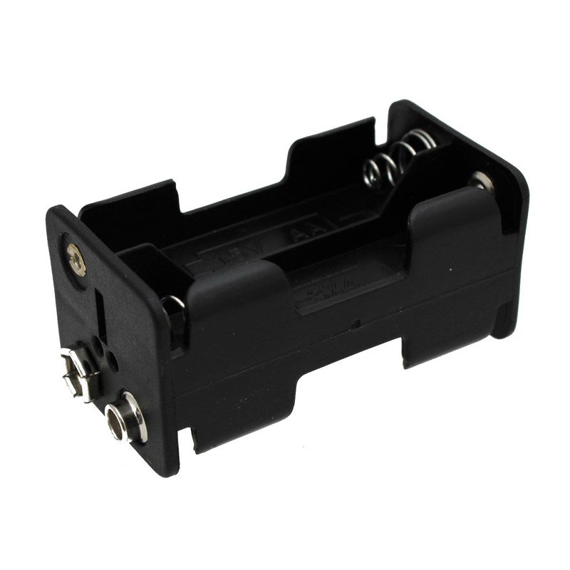 large 4xaa battery holder with snap