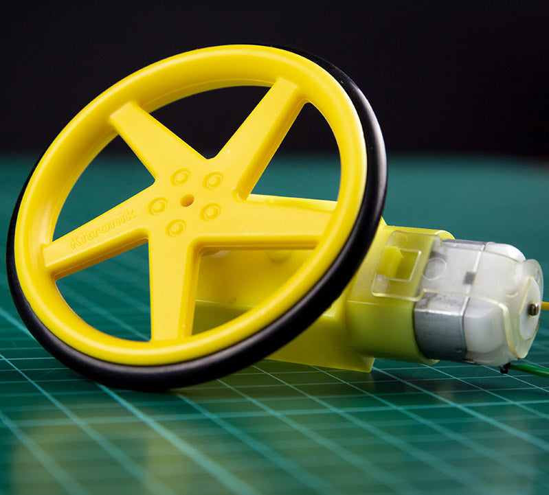 Kitronik Yellow Wheels – Kitronik Ltd