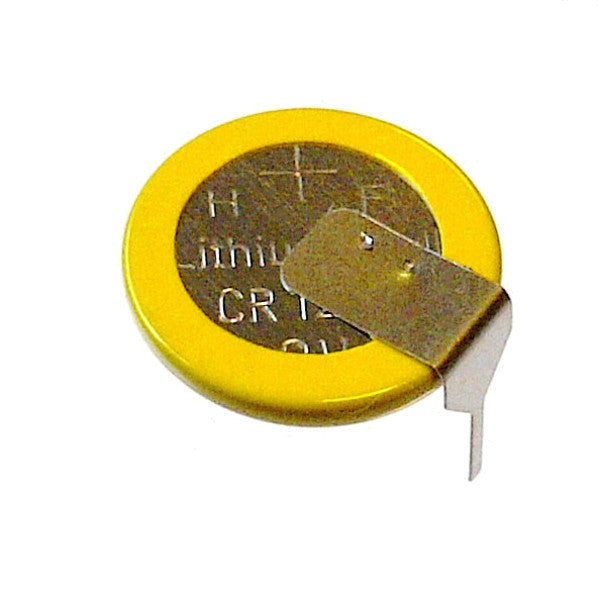 large CR1220 PCB mount battery with pins
