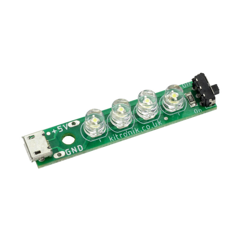 Kitronik USB LED Strip Kit with Power Switch - Image 3