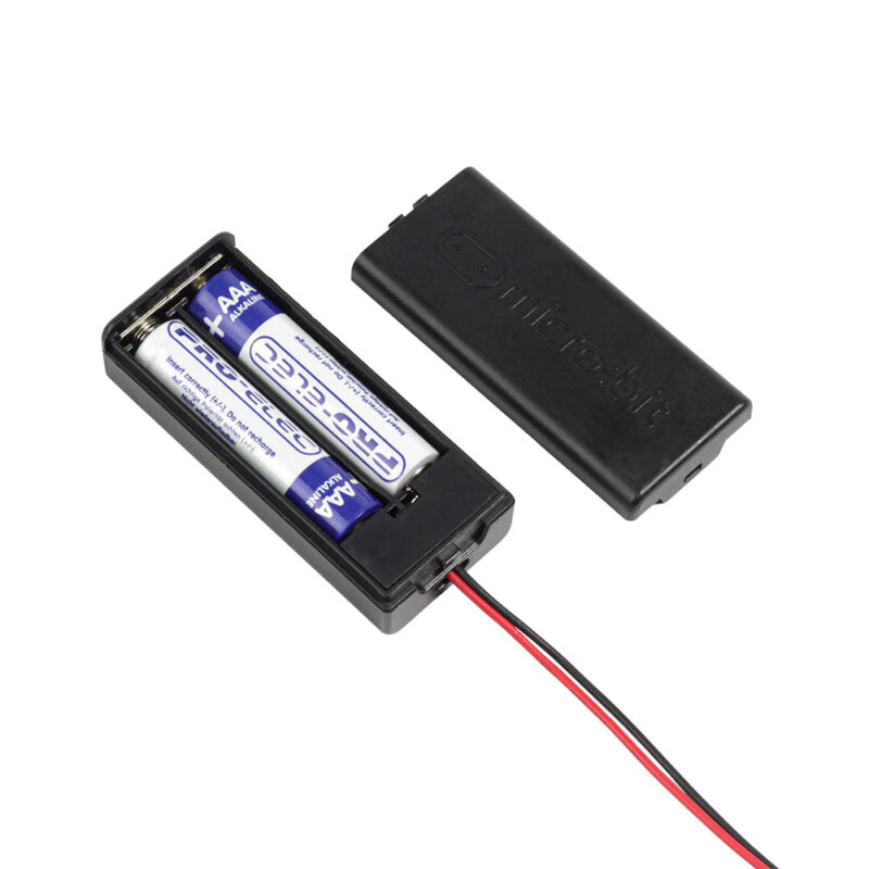 BBC micro:bit branded battery box with switch - Image 3
