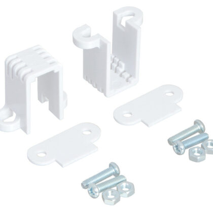 large mini plastic gearmotor bracket pair