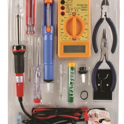 large 12 piece electronic soldering and repair kit