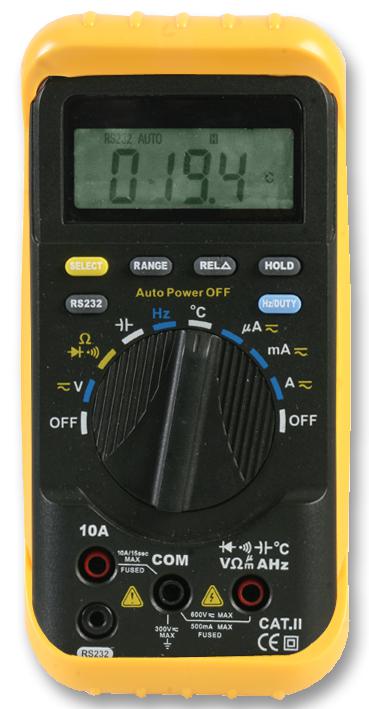 large ten01008 digital auto ranging multimeter