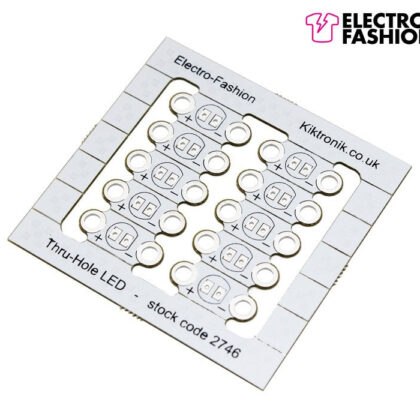 large electro fashion sewable 5mm led holder pack of 10