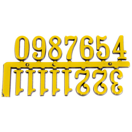 large arabic gilt numeral 20mm