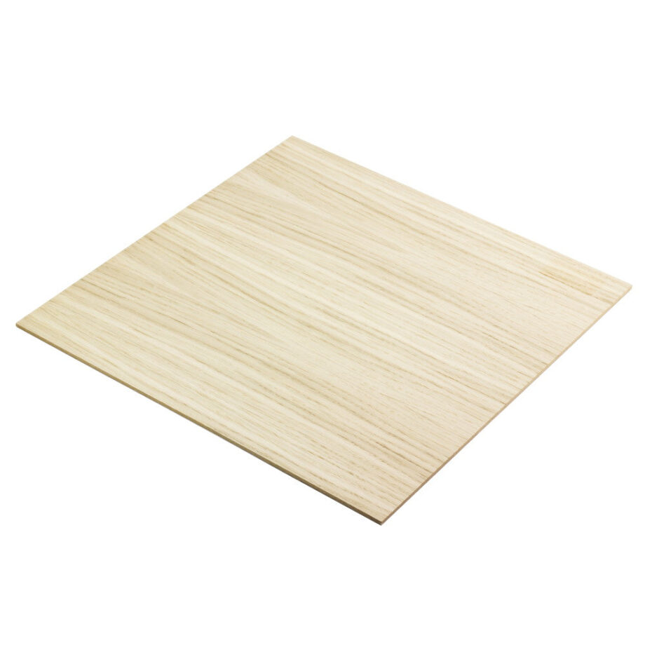 4mm Oak Veneered MDF, 400mm x 400mm sheet - Kitronik