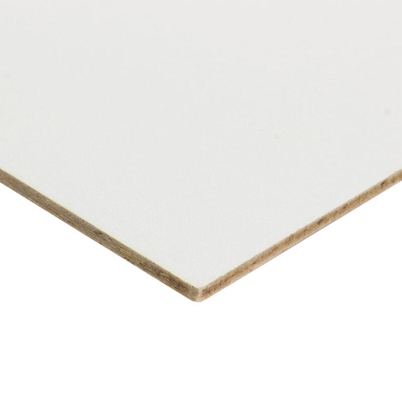 3mm Laser Compatible White Painted MDF, 600mm x 300mm corner