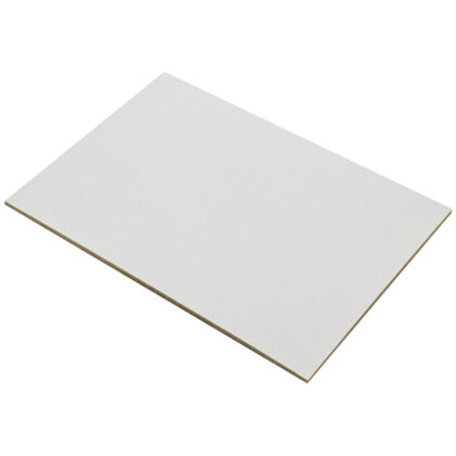3mm Laser Compatible White Painted MDF, 400mm x 300mm sheet