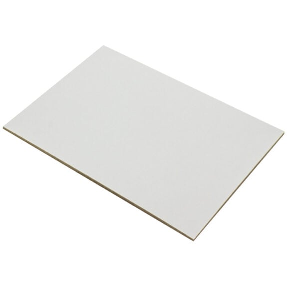 3mm Laser Compatible White Painted MDF, 400mm x 300mm sheet - Kitronik