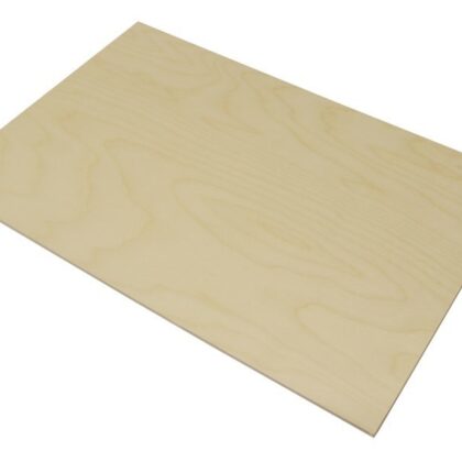 large 3mm br grade birch laser plywood 600mm x 400mm sheet (laserply)