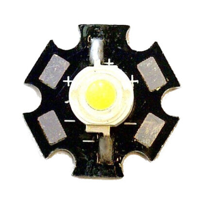 large 1w warm white power star led
