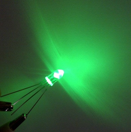 C additional rgb 5mm led green