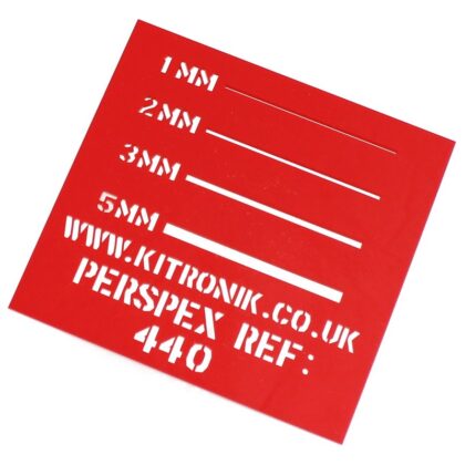 Perspex Sheet (Opaque) 5mm x 1000mm x 600mm