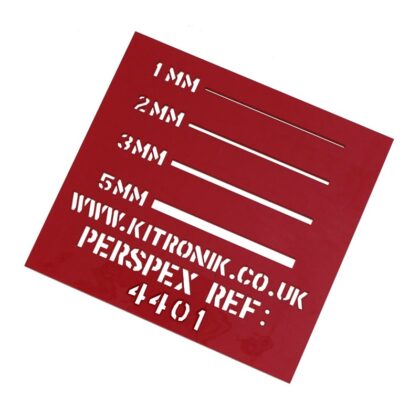 Perspex Sheet (Transparent) 3mm x 600mm x 400mm