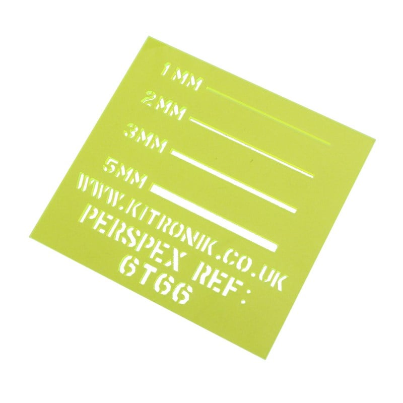 large green perspex acrylic sheet fluorescent