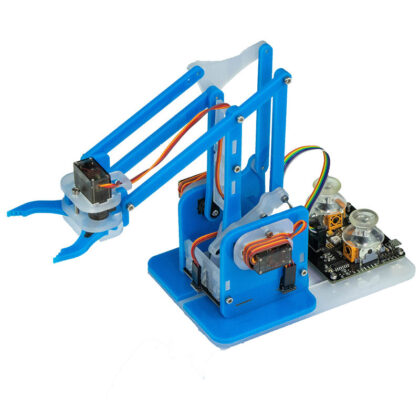 large mearm arduino blue robot arm