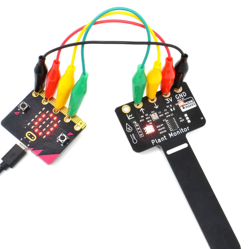 Monk Makes - Plant Monitor Board example