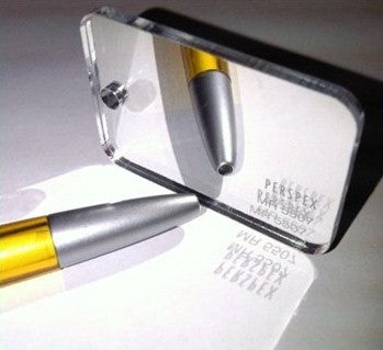 New Products: Mirrored, Glass Look and Pale Opaque 3mm Perspex