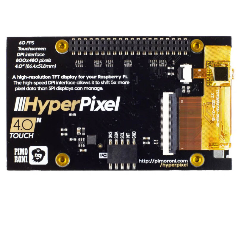 Pimoroni - HyperPixel 4.0 - Hi-Res Display for Raspberry Pi - Image 3