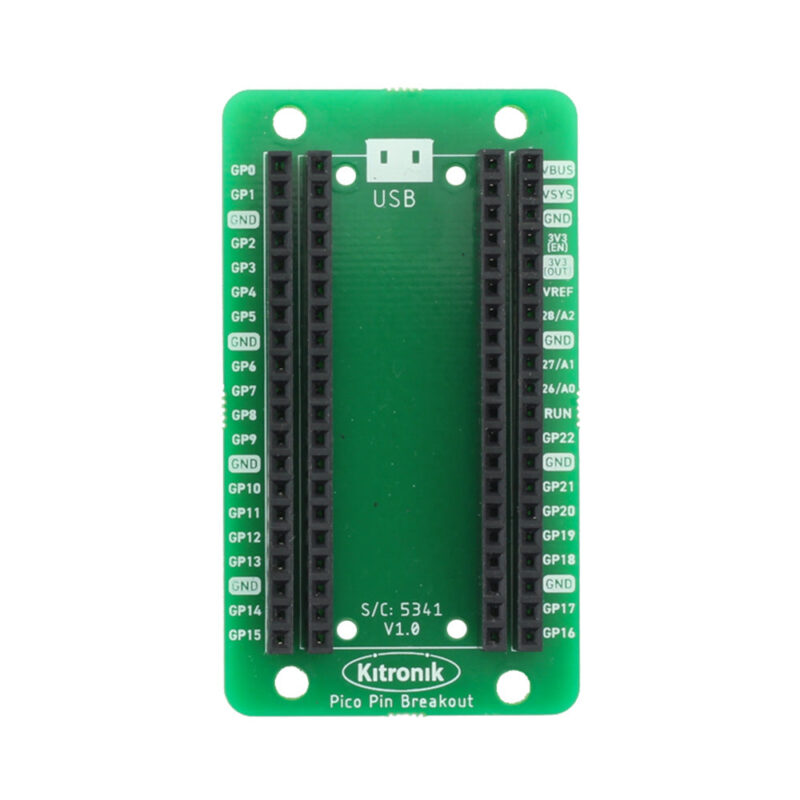 Kitronik Pin Breakout for the Raspberry Pi Pico - Image 3