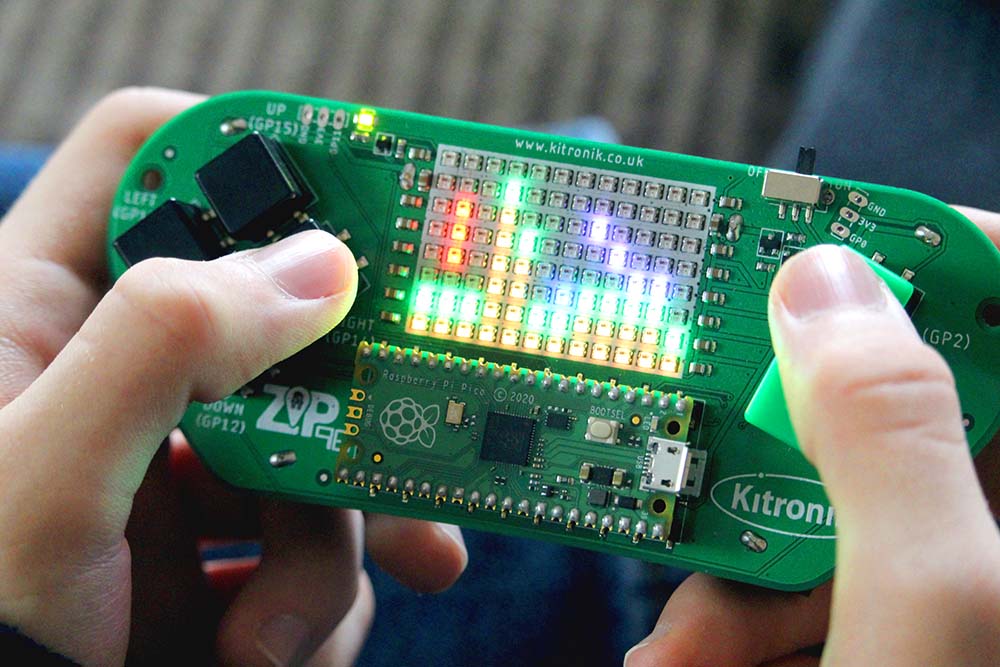 Announcing the Kitronik ZIP96 Retro Gamer for Raspberry Pi Pico
