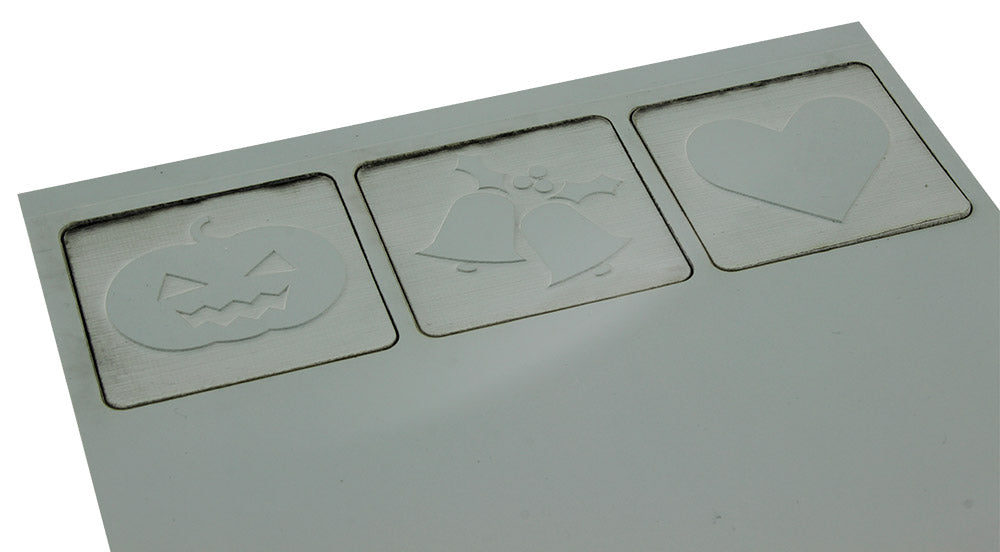 Making Fun Stamps With Laser Compatible Rubber laser cutter